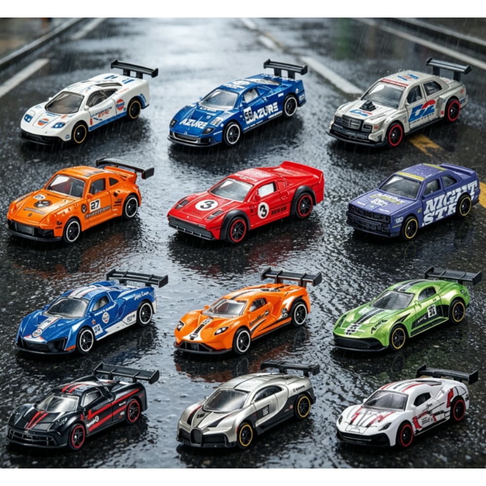 Kids Toys Vending Machine - 1:64 Alloy Racing Car 6Pcs Set