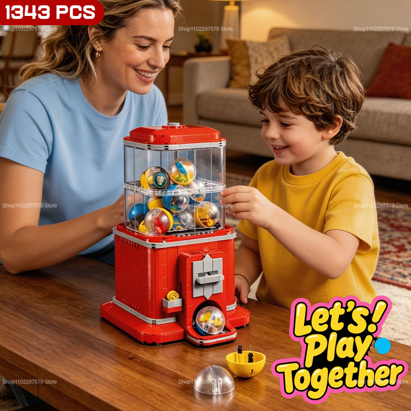 Kids Toys Vending Machine - 1343 PCS Vending Machine Building Blocks