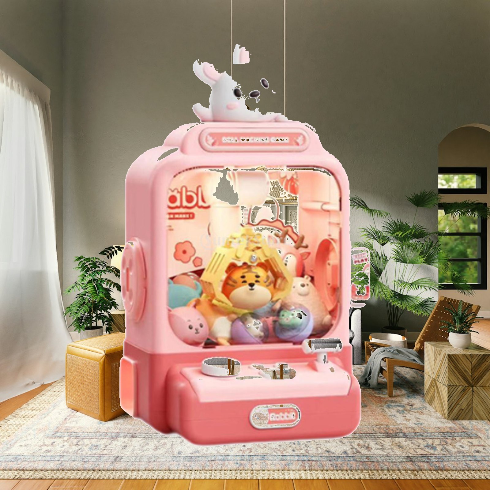 Kids Toys Vending Machine - Electronic Claw Game Machine Grabber Plush