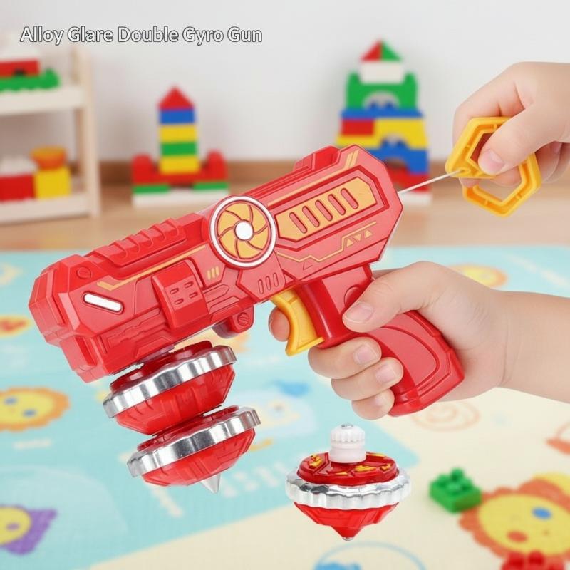 Spin Top Gyro Toy - Alloy LED Lighting Gyro Toy -