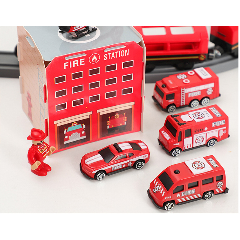 DIY Red Plastic Train Track Se - Kids Toys Brands ulasan dan harga