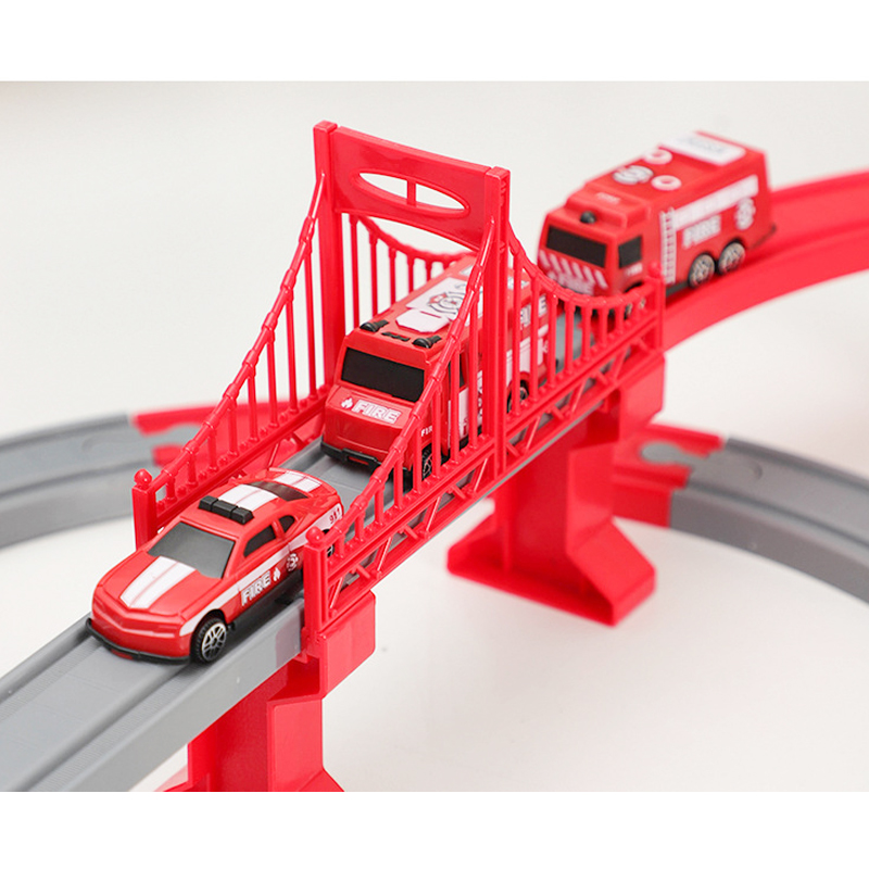 DIY Red Plastic Train Track Se - Kids Toys Brands ulasan dan harga