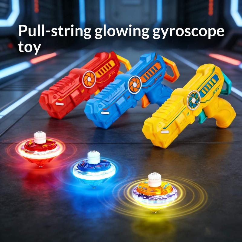 1 Set Alloy Lighting Gyro  Toy - Spin Top Gyro Toy ulasan dan harga
