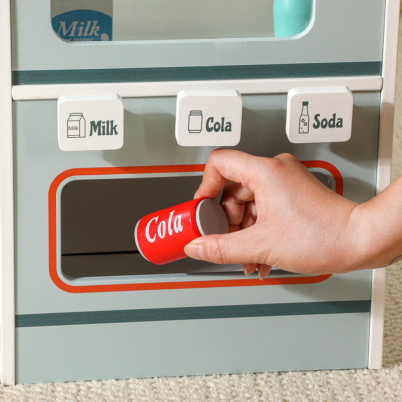 Kids Wooden Grocery Store Play - Kids Toys Vending Machine ulasan dan harga
