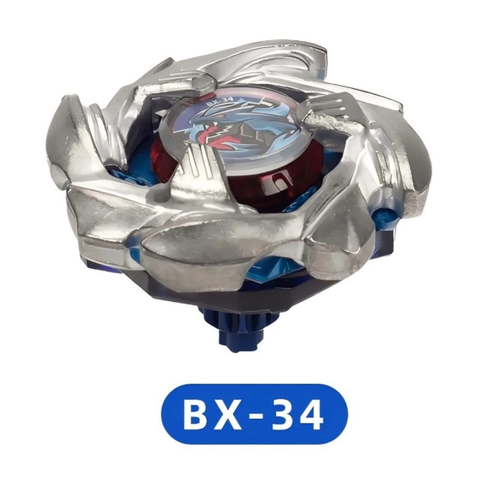 BX-34 Silver Blue Cobalt Drago - Spin Top Gyro Toy ulasan dan harga