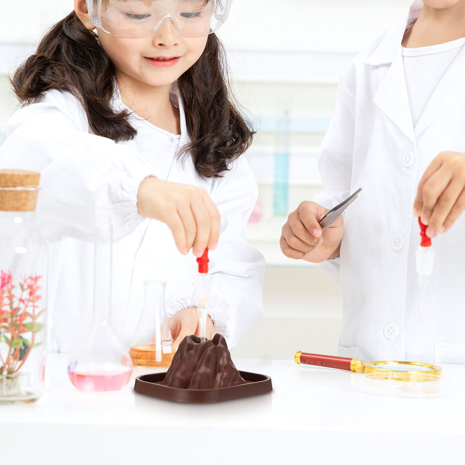 10Pcs Volcano Mold Kit for DIY - Volcano Experiment Kit ulasan dan harga
