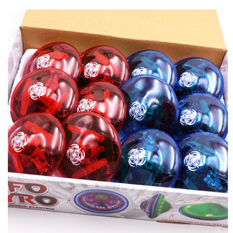 UFO Flashing Music Gyro Electr - Spin Top Gyro Toy ulasan dan harga