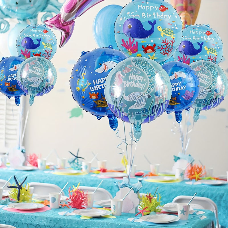 6pcs Ocean Theme Party Balloon - Water Balloon Set ulasan dan harga