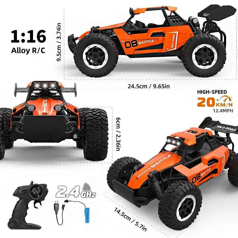 1:16 High-Speed RC Car 2.4G 20 - Kids' Toys Channel ulasan dan harga