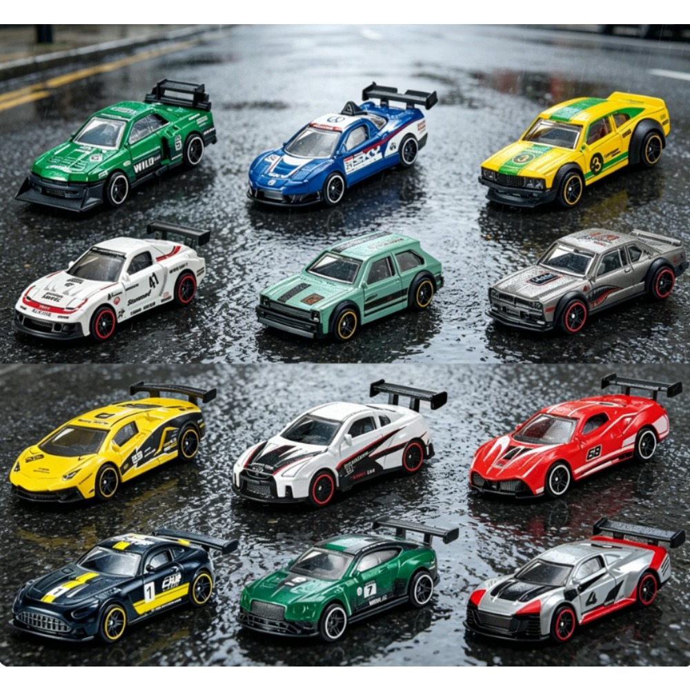 1:64 Alloy Racing Car 6Pcs Set - Kids Toys Vending Machine ulasan dan harga