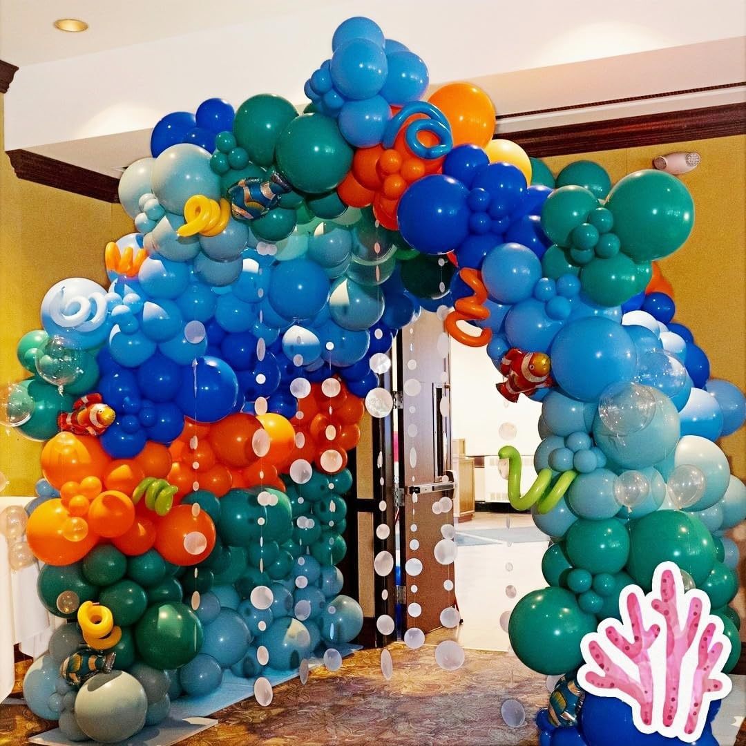 Ocean Theme Balloon Arch Set U - Water Balloon Set ulasan dan harga