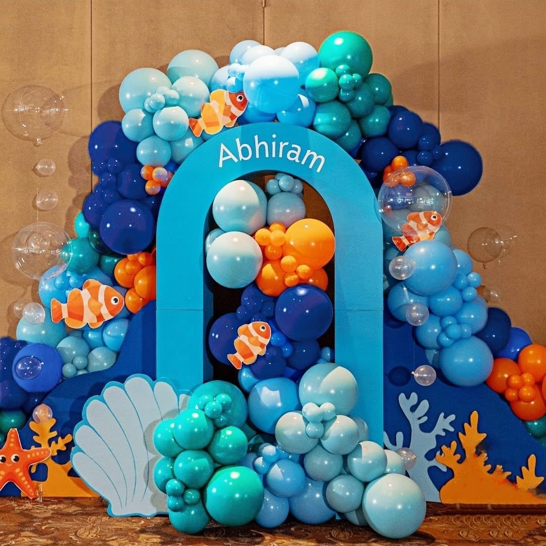 Ocean Theme Balloon Arch Set U - Water Balloon Set ulasan dan harga
