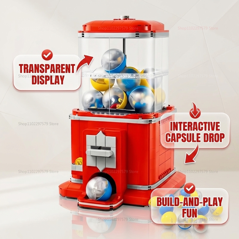 1343 PCS Vending Machine Build - Kids Toys Vending Machine ulasan dan harga