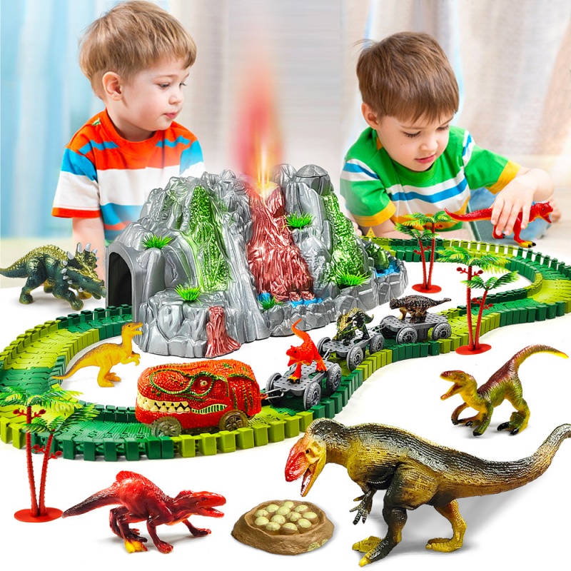 Magical Train Track Racing Toy - Volcano Experiment Kit ulasan dan harga