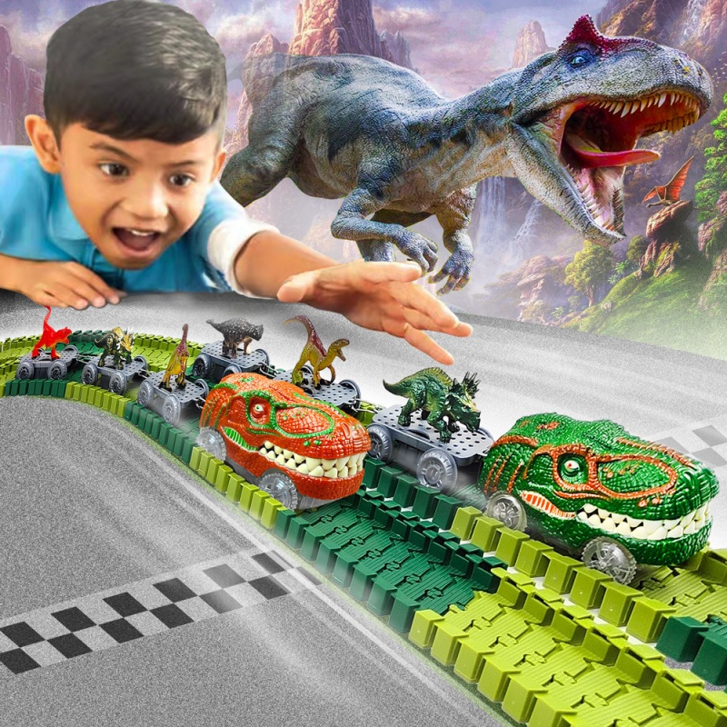 Magical Train Track Racing Toy - Volcano Experiment Kit ulasan dan harga