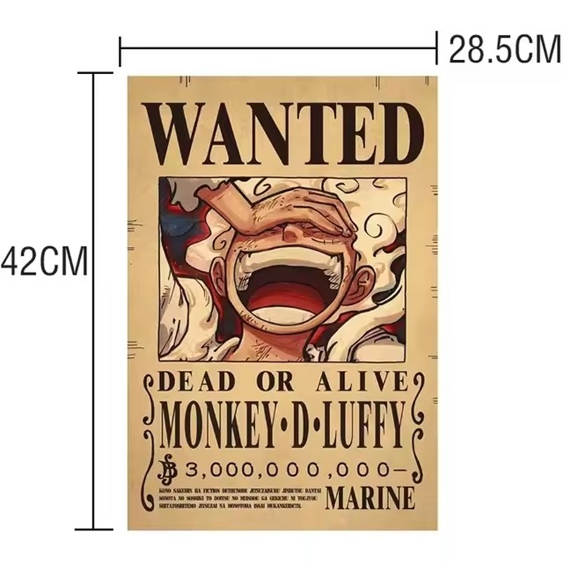 Anime One Piece Bounty Wanted  - Kids Toys Vintage ulasan dan harga