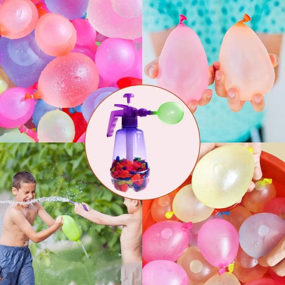 Plastic Water Balloon Pump Out - Water Balloon Set ulasan dan harga