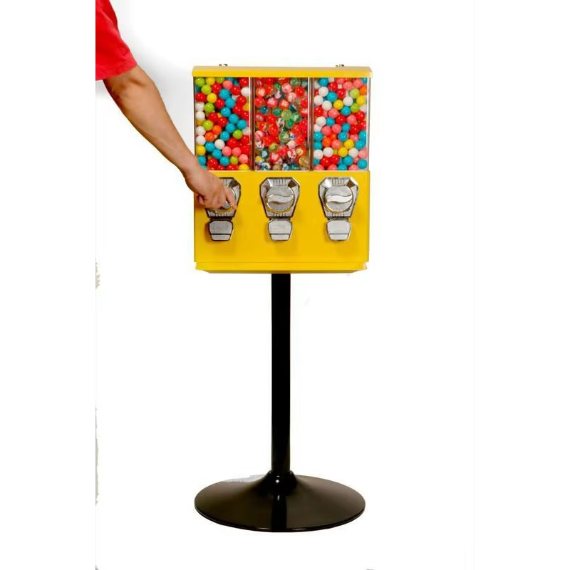 2025 Factory Triple head 3 in  - Kids Toys Vending Machine ulasan dan harga